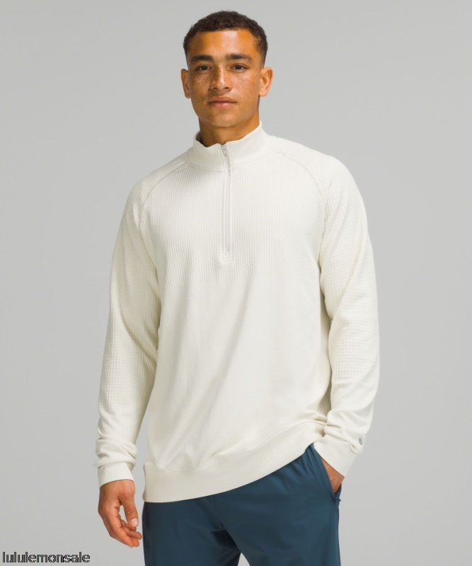 Lululemon Deutschland DELULU946 | Lululemon Deutschland White Opal Engineered Warm Half Zip